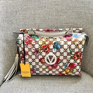 BRAND NEW w/tag VALENTINO BRIDGET FLOWERY MONOGRAM PURSE